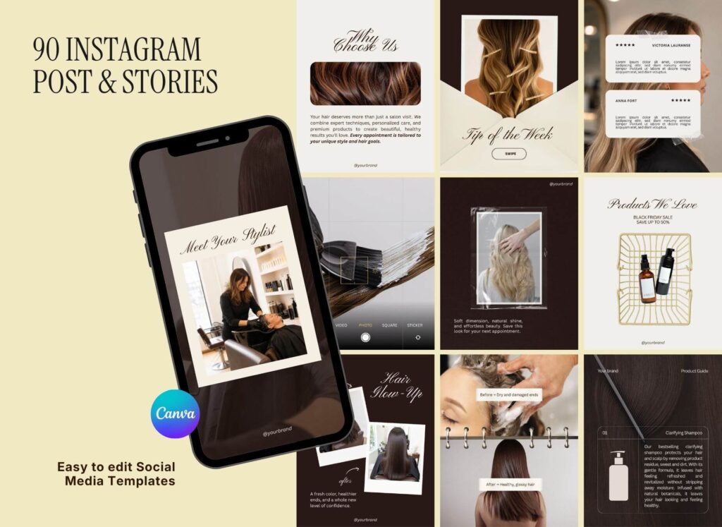 Templates instagram canva